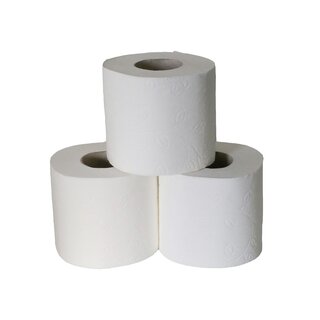 Toilettenpapier 3-lagig, hochwei, 250 Blatt / Rolle