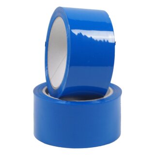 PP-Klebeband Blau 50 mm x 66 m, leise abrollend