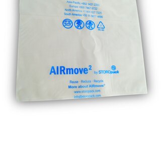 AIRmove2®  Void S Roh-Luftpolsterfolie, Rolle: 200 mm x 120 mm x 350 m