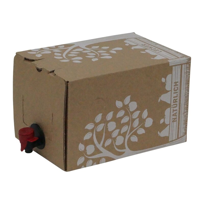 1 Stück 3 Liter Bag in Box Karton in Apfeldekor 1,50€/1Stk 