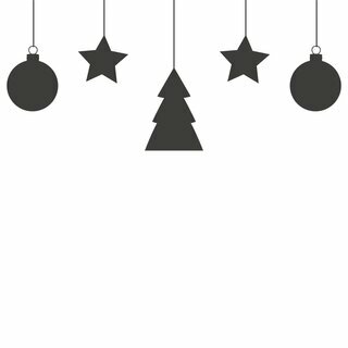 Faltkarton bedruckt, 130 x 85 x 85 mm (Innenmae), 1-wellig, braun, mit Weihnachtsdruck mit Firmenname Hirsch mit Sternen schwarz