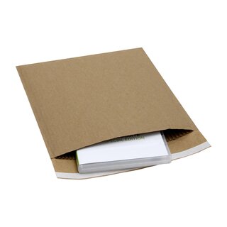 Papier-Polstertaschen SecureWave, Auenma: 125 x 170 mm/ Innenma: 110 x 165 mm, mit Selbstklebeverschluss, VPE: 150 im Karton