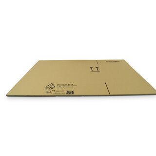 Faltkarton, 746 x 366 x 450 mm (Innenmae), 2-wellig/ Extra stark, braun, Zusatzriller bei 390 mm ABVERKAUF