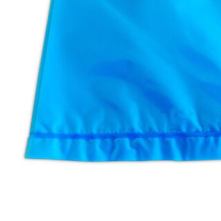 LDPE-Seitenfaltensack, blau/transparent, 600 + 400 x 600 mm, 50 m, lebensmittelecht, 300 Stck je Karton ABVERKAUF