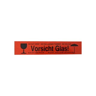 Klebeband Vorsicht Glas 48 mm x 66 m