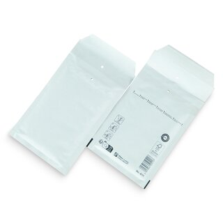 Luftpolster-Versandtasche A/1, 120 x 175 mm (Außenmaße), weiß
