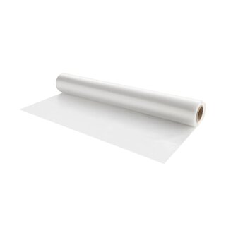 LDPE-Flachfolie transparent, 2000 mm x 50 m, 150 µm, gefaltet auf 1 Meter