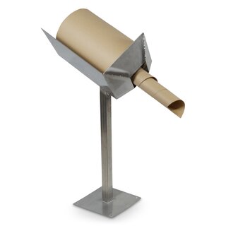 Füllpapier-Spender aus Edelstahl, Tischständer Ausführung für Innenabrollendes Papier