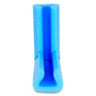 PE-Schaumprofil U-Profil / Eckenschutz, Klemmbreite: 15 - 25 mm, 100 mm Schenkel, blau
