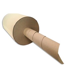 Schrenzpapier innen abrollend 1-lagig 90 g/qm, 35 cm breit, 350 lfdm ohne Hlse / SET 1 Palette inklusive Fllpapierspender