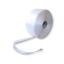 Polyester-Umreifungsband wei 25 mm breit / 500 m/Rolle