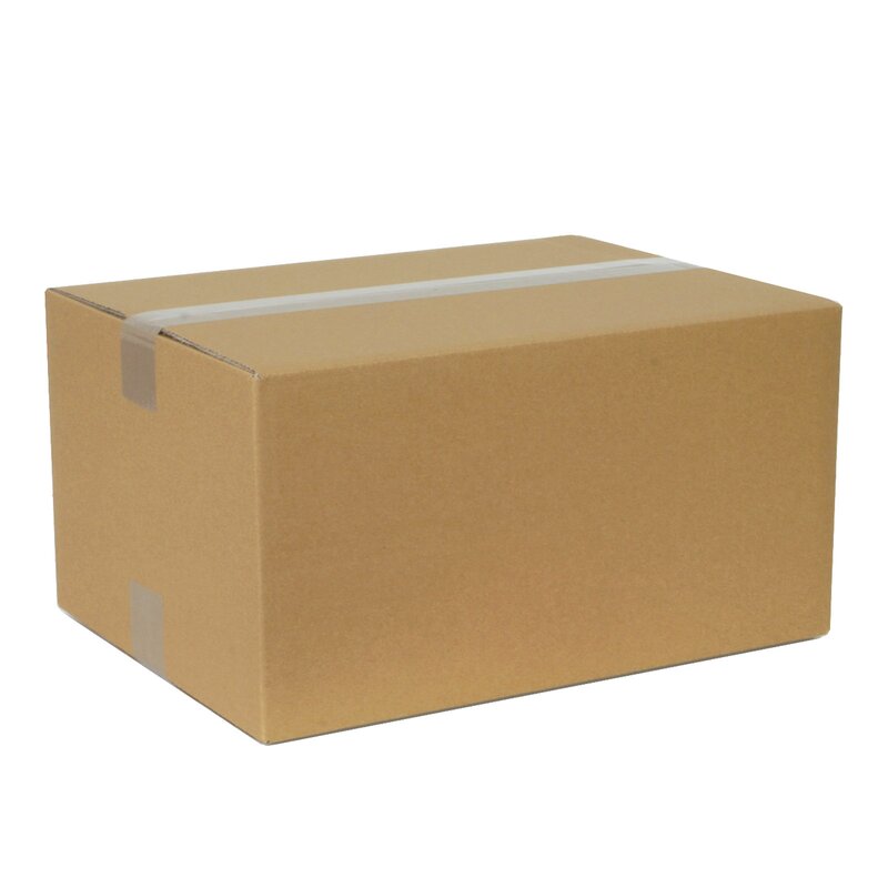 20 Stück Faltkartons 450 x 450 x 350 mm1-Wellig Braun B-Welle NEU Kartons Karton 