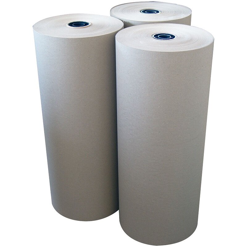 2 Rollen 80g/m² Schrenzpapier Knüllpapier Packpapier Stopfpapier 100cm 250m 
