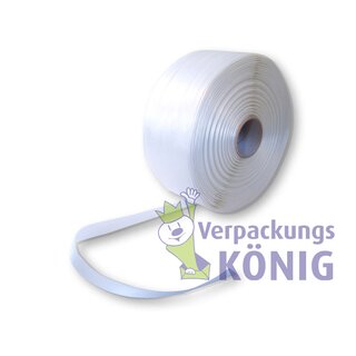 19 mm Polyester Umreifungsset, Polyesterband, Bandspanner, Klammern, Abroller