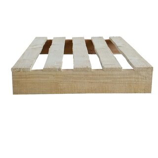 Holz-Einwegpalette, 60 x 80 cm, 2-seitig unterfahrbar